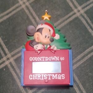 Disney Hallmark 2012 Mickey Mouse Countdown to Christmas Digital Ornament